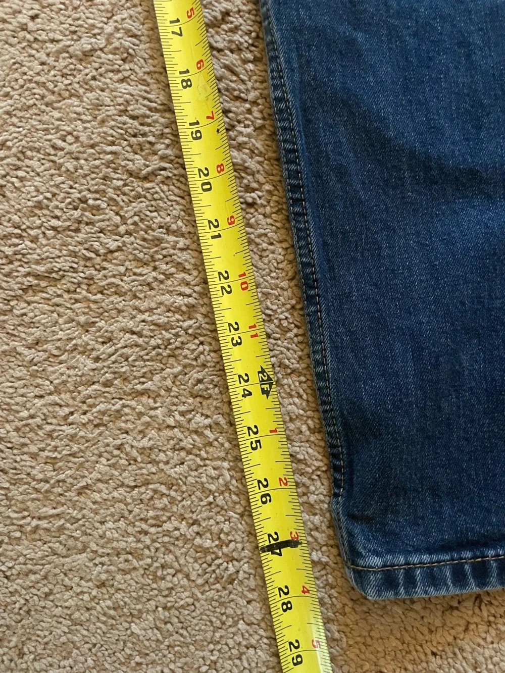 Levi's Dark Blue Straight Leg Men's Jeans